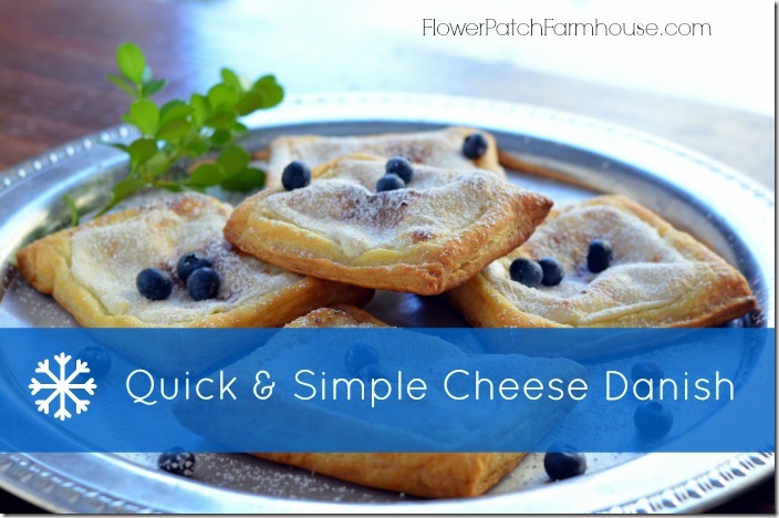 Easy Cheese Danish Recipe, FlowerPatchFarmhouse.com