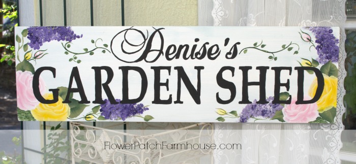 Denise's Garden sign