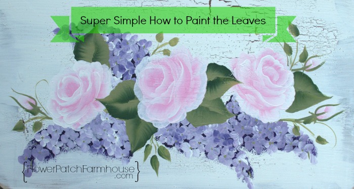 how to paint the leaves