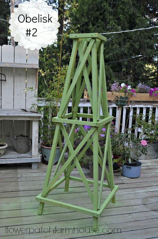 green obelisk diy project