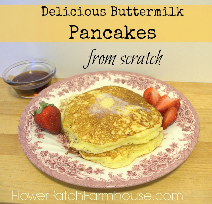 Homemade Buttermilk Pancakes