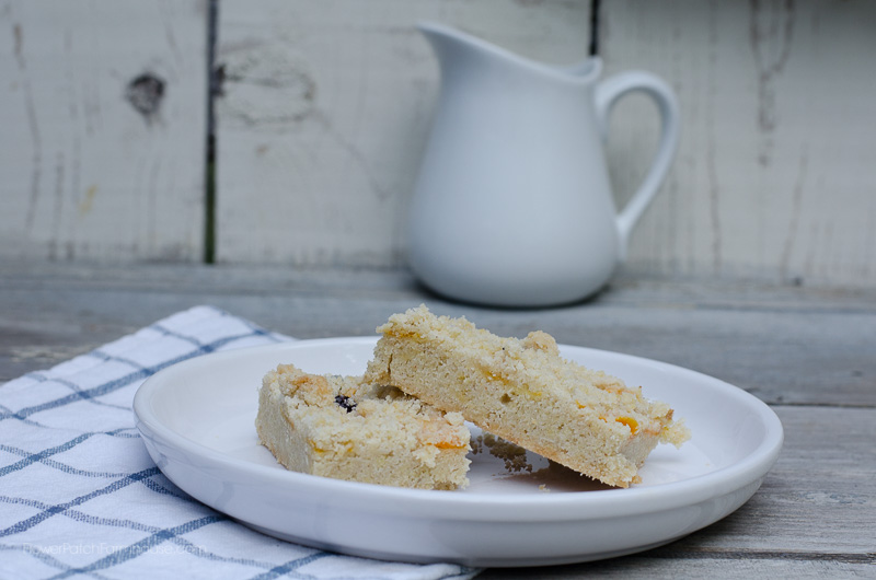 Peach Shortbread with a bit of a Surprise