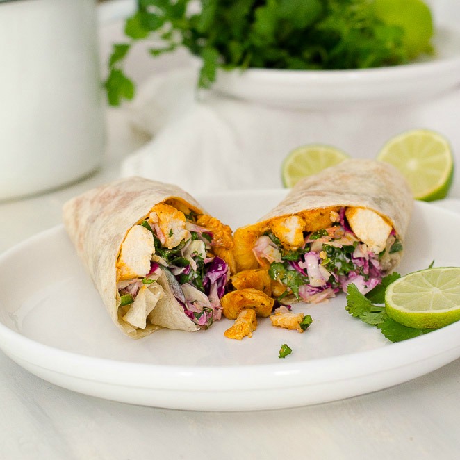 Zingy Buffalo Chicken Wrap