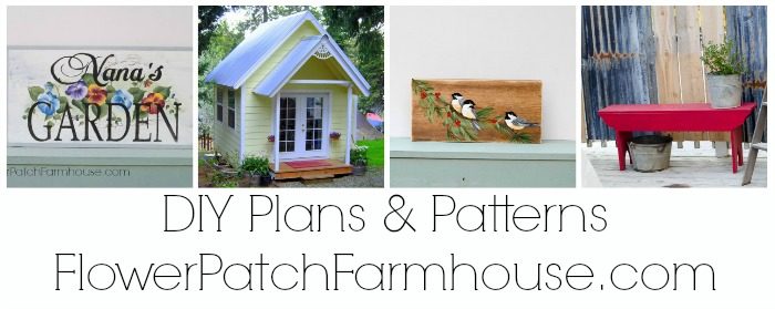 DIY Plans & Patterns, FlowerPatchFarmhouse.com