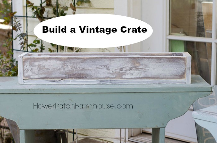 Build an Easy Rustic DIY wood crate box