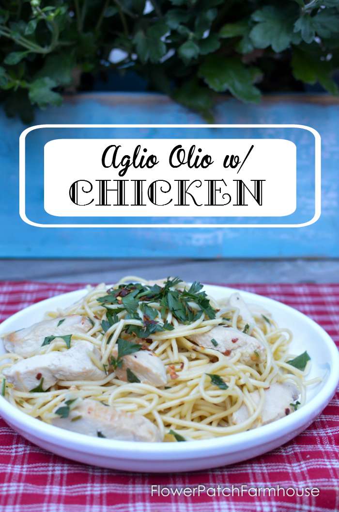 Aglio Olio with Delicious Chicken