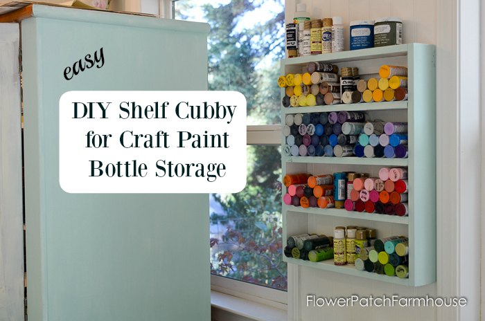 How to Build a DIY Paint Shelf