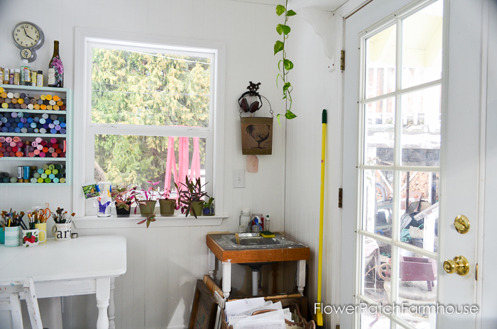 she shed cottage inside - flower patch farmhouse