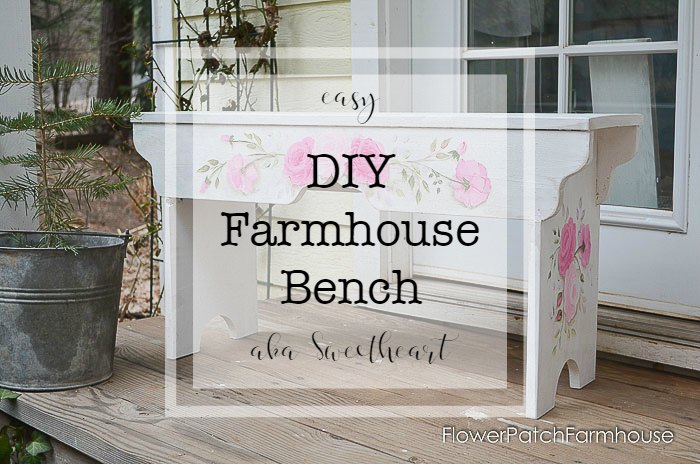 Easy DIY bench cushion with removable cover - Hydrangea Treehouse