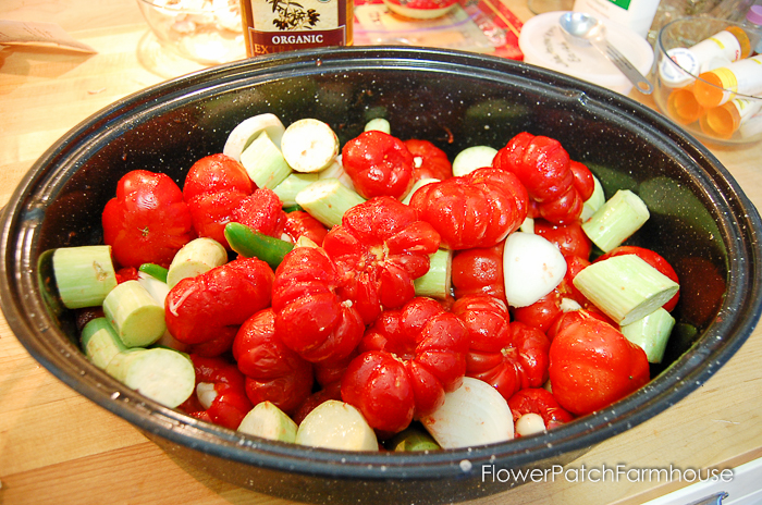 Superb oven roasted tomato sauce, use for marinara, pizza sauce or any tomato based dish.