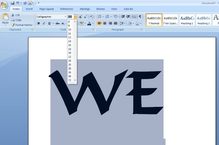 Create signs using WORD, easy enough for beginners