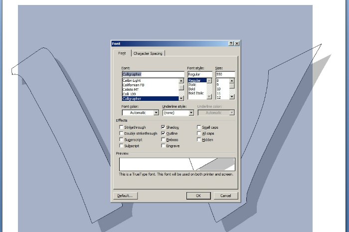 Create signs using WORD, easy enough for beginners