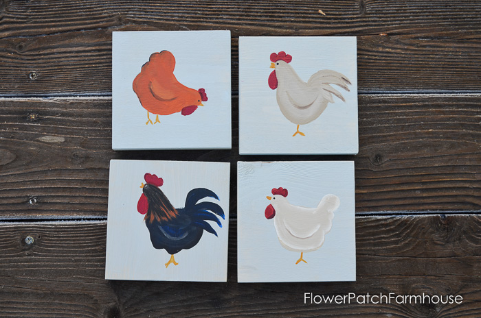 How to Paint Fun Chickens