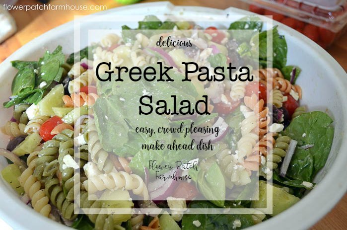 Greek Pasta Salad, a delicious side or main course