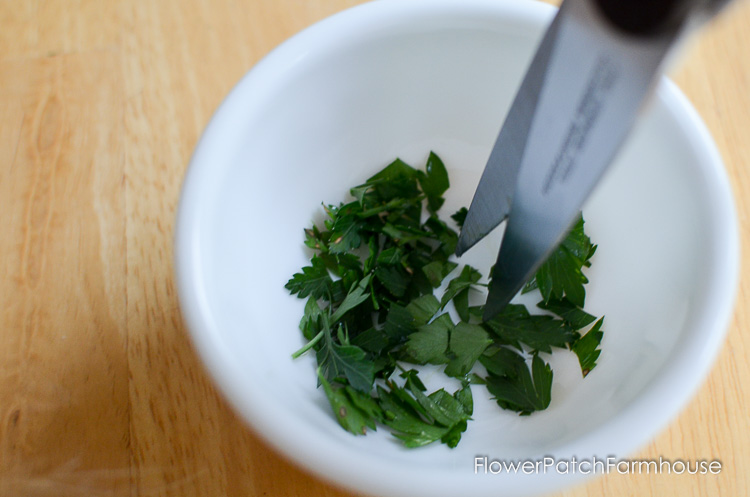 Easy and delicious homemade croutons. So tasty and worth the small effort to make them up. They store in a sealed container for a week or so. 