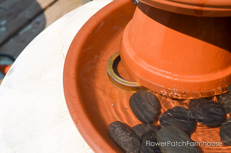 DIY Terra Cotta Pot Fountain