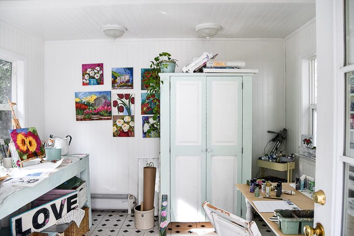 Armoire in my Flower Patch Cottage