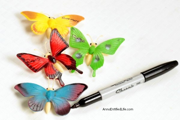 Butterfly garden markers