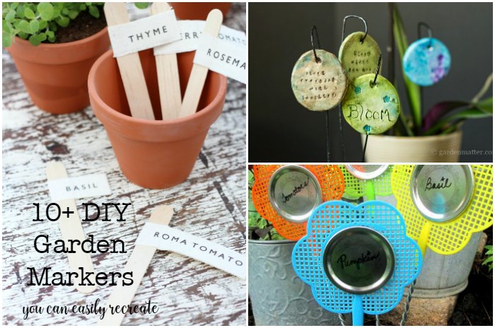 Ten DIY Garden Marker Ideas