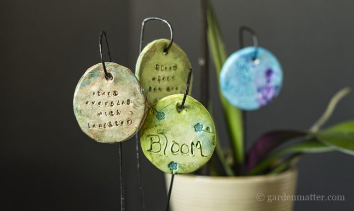 Garden charms, DIY Garden Markers