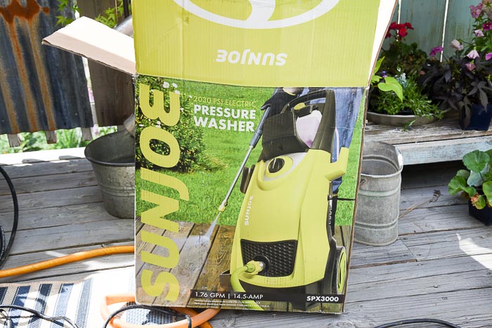 SunJoe Pressure Washer box