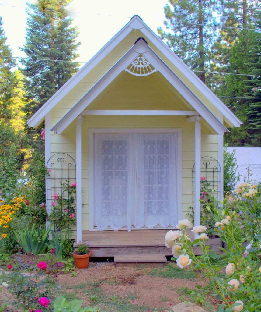 She shed garden cottage flower patch farmhouse