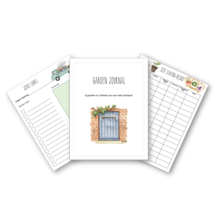 Garden journal display