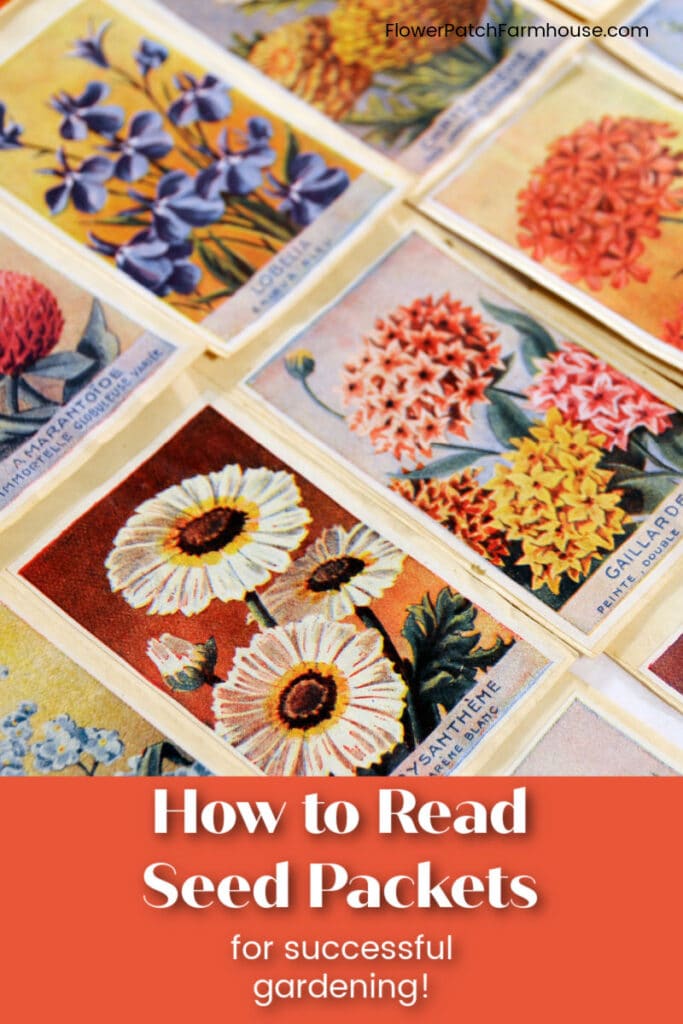 How to Read Seed Packets